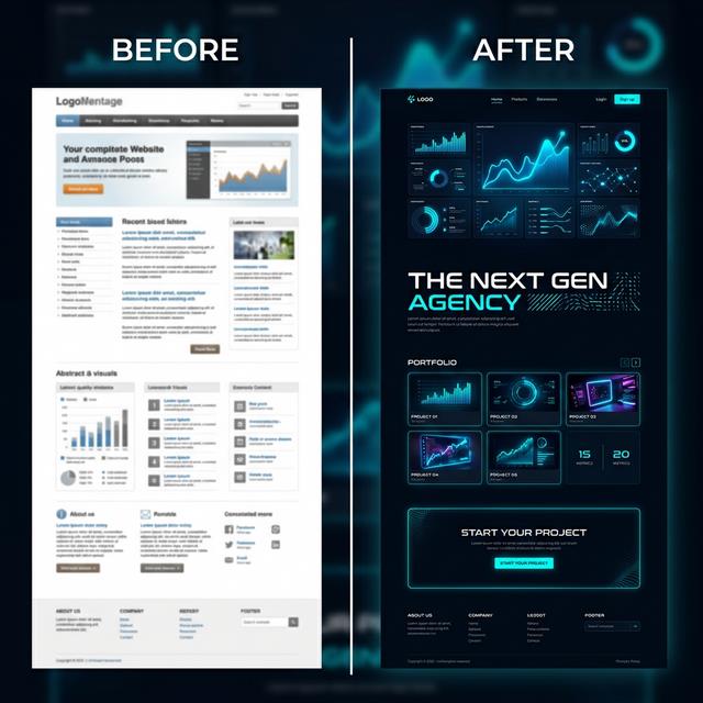 Öncesi Sonrası Web Tasarım